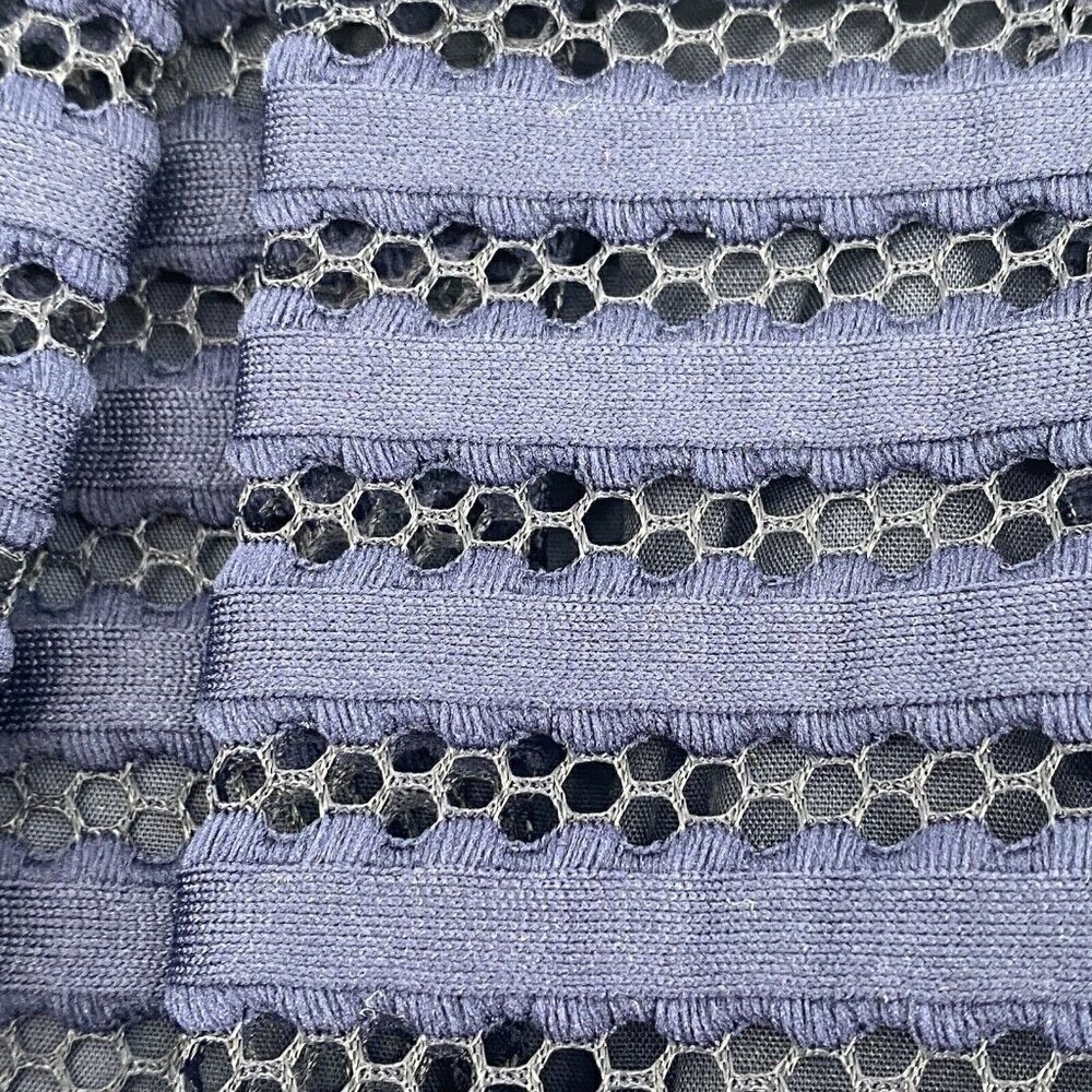 Freestyle Revolution Juniors Size M Punk Party Skirt Eyelet Navy Blue NWT - Picture 7 of 10